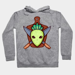 Radish and Knife Coat of Arms Hoodie